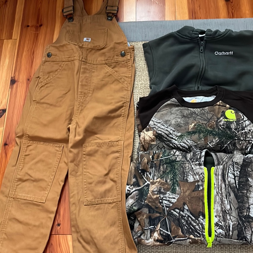 Carhartt Overalls Jackets and T shirt 4T
